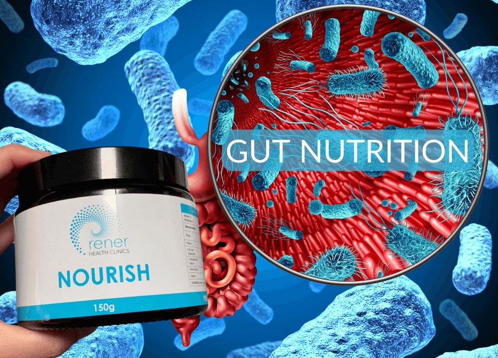 Nourish is a prebiotic drink blend designed to boost gut nutrition and promote beneficial gut bacteria.