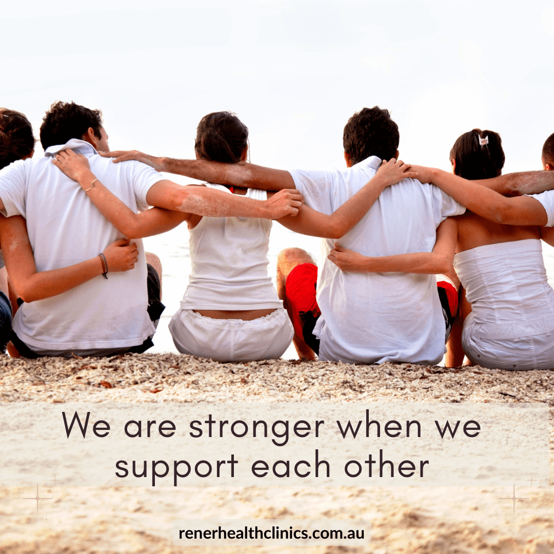 What matters is that we are stronger when we support each other.